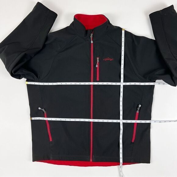 Orvis Trout Bum Black/Red Full ZIP Jacket Size XXL - Picture 6 of 7